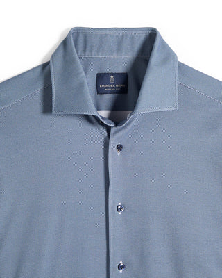 Emanuel Berg Cotton Stretch Knit Sport Shirt 2513