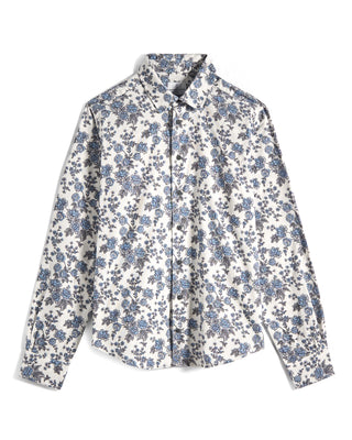 Emanuel Berg Printed Corduroy Sport Shirt 4770