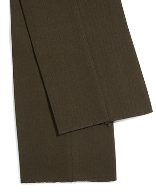 Wool Chino Herringbone Trouser