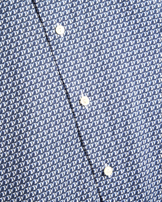 Eton Geometric Signature Twill Contemporary Shirt 4094
