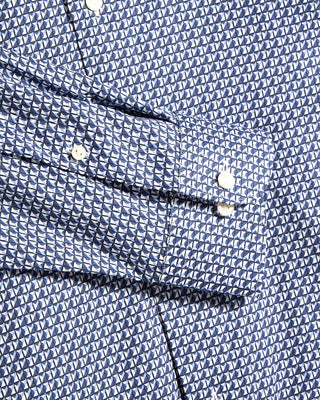 Eton Geometric Signature Twill Contemporary Shirt 4095