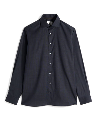Eton Houndstooth Merino Contemporary Shirt 5626