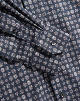 Eton Geometric Signature Twill Contemporary Shirt 11 11484
