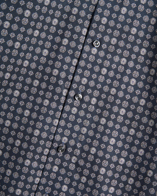 Eton Geometric Signature Twill Contemporary Shirt 8 11483