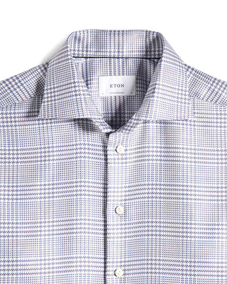 Eton Bold Check King Twill Contemporary Shirt 4139