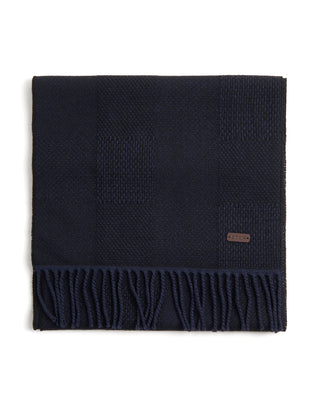Eton Patchwork Merino Wool Scarf 024