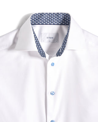 Eton Textured Twill Effect Shirt 4058