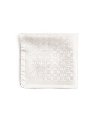 Eton Medallion Woven Silk Pocket Square 094