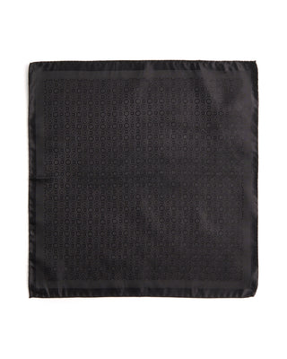 Eton Medallion Woven Silk Pocket Square 090