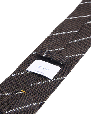 Eton Striped Grenadine Silk Tie 271