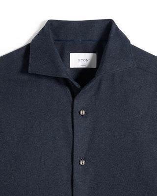Solid Flannel Contemporary Shirt
