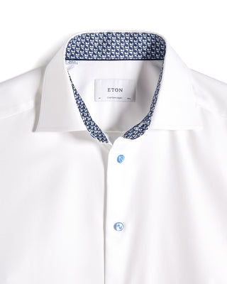Eton Textured Twill Effect Shirt 4067