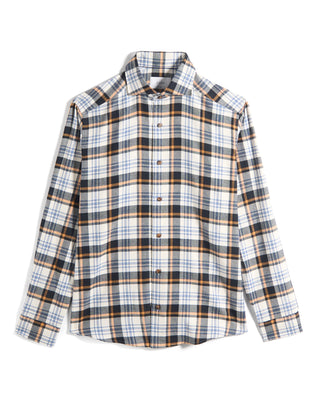 Eton Plaid Check Flannel Shirt 861