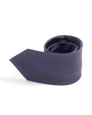Eton Micro Geometric Woven Silk Tie 248