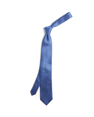 Eton Herringbone Woven Silk Tie 196