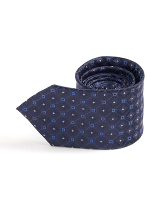 Eton Medallion Woven Silk Tie 278