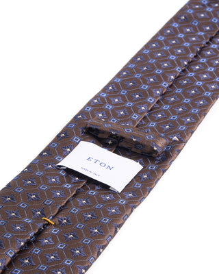 Eton Medallion Woven Silk Tie 274
