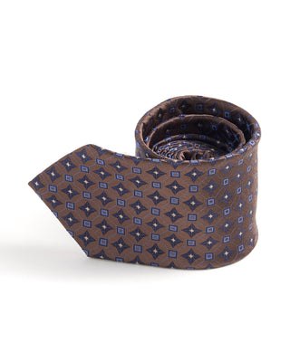 Eton Medallion Woven Silk Tie 276