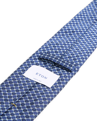 Eton Geometric Woven Silk Tie 279