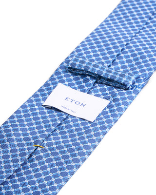 Eton Geometric Woven Silk Tie 250
