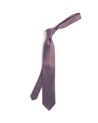 Eton Geometric Woven Silk Tie 218