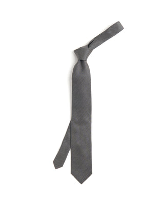 Eton Solid Woven Shantung Silk Tie 214