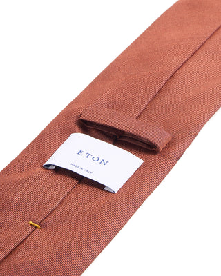 Eton Solid Woven Shantung Silk Tie 239