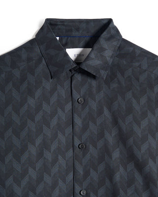 Eton Geometric Lyocell Contemporary Shirt 2076