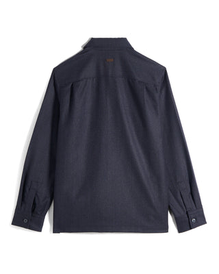 Eton Wool Structure Four Pocket Overshirt 2145