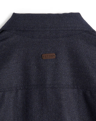 Eton Wool Structure Four Pocket Overshirt 2146