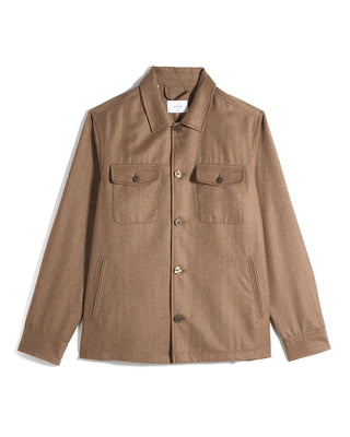 Eton Wool Structure Four Pocket Overshirt 2118