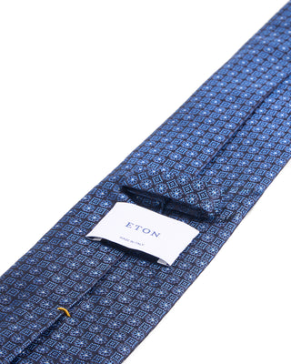 Eton Medallion Woven Silk Tie 258