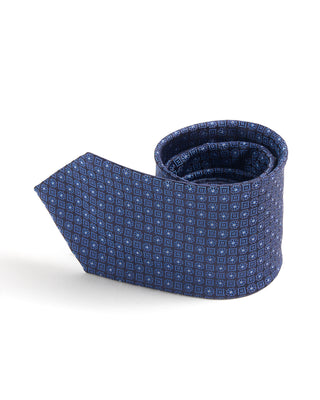 Eton Medallion Woven Silk Tie 259
