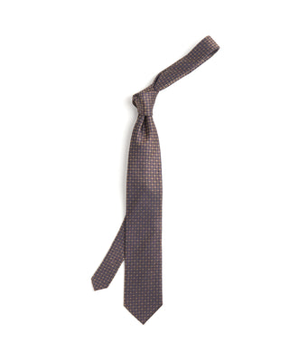 Eton Medallion Woven Silk Tie 222