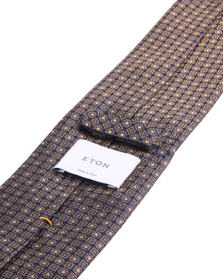 Eton Medallion Woven Silk Tie 237