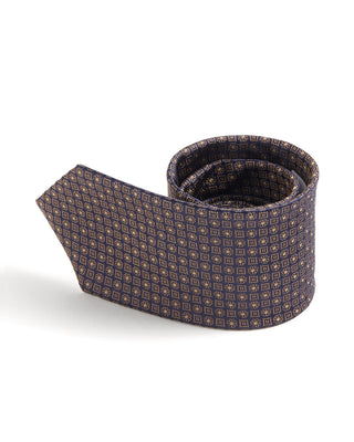 Eton Medallion Woven Silk Tie 238