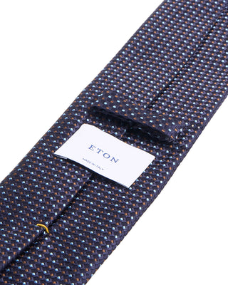 Eton Semi Solid Woven Silk Tie 235