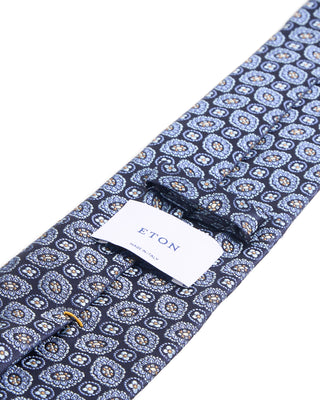 Eton Medallion Woven Silk Tie 262