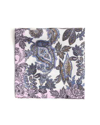 Eton Paisley Silk Pocket Square 7057
