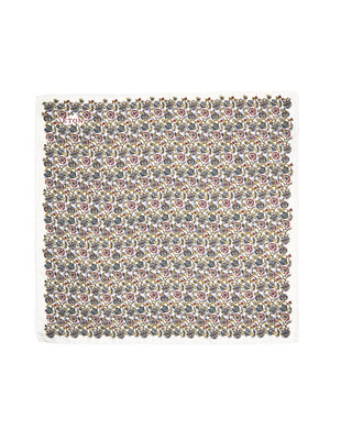 Eton Floral Silk Twill Pocket Square 7068