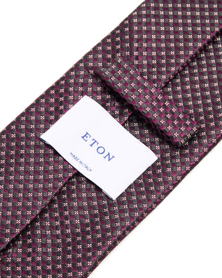 Eton Silk Geometric Tie 7097
