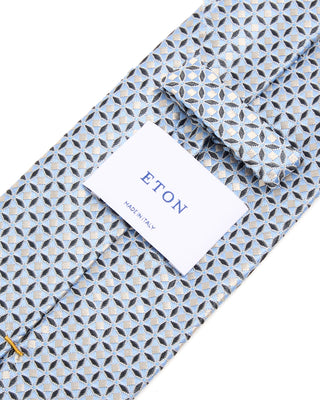 Eton Geometric Silk Tie 7091