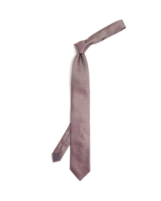 Eton Geometric Woven Silk Tie 7076