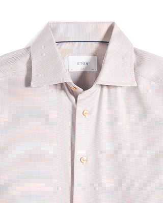Eton Semi Solid Twill Slim Shirt 6790
