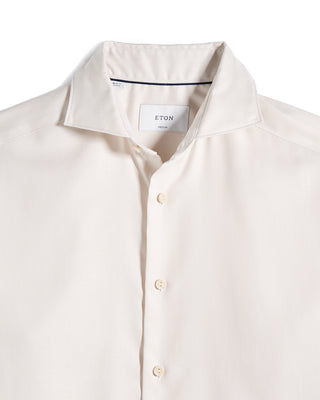 Eton Semi Solid Twill Shirt 7437