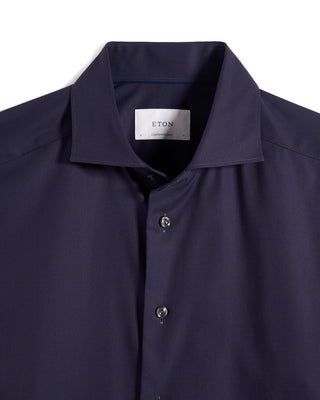 Eton Semi Solid Twill Contemporary Shirt 6754