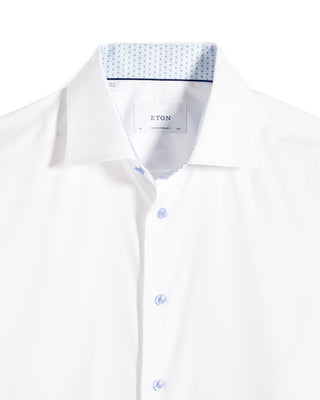 Eton Geometric Effect Signature Twill Contemporary Shirt 6731