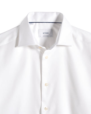 Eton Herringbone Signature Twill Contemporary Shirt 6719