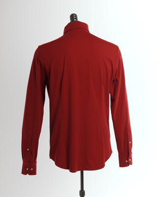 Emanuel Berg Solid Red 4Flex Shirt