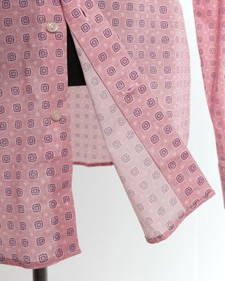 Emanuel Berg Modern Fit Pink  Stretch Poplin Shirt 
